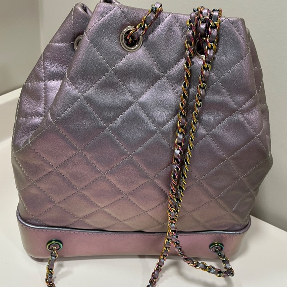 Chanel iridescent Gabrielle medium backpack main image 8